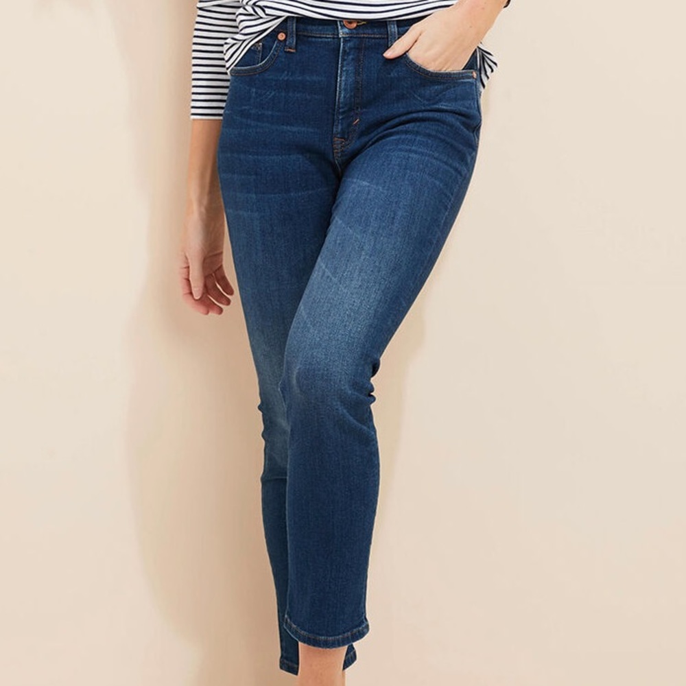 Jamie High-Rise Skinny Jean worn once Indigo Wash